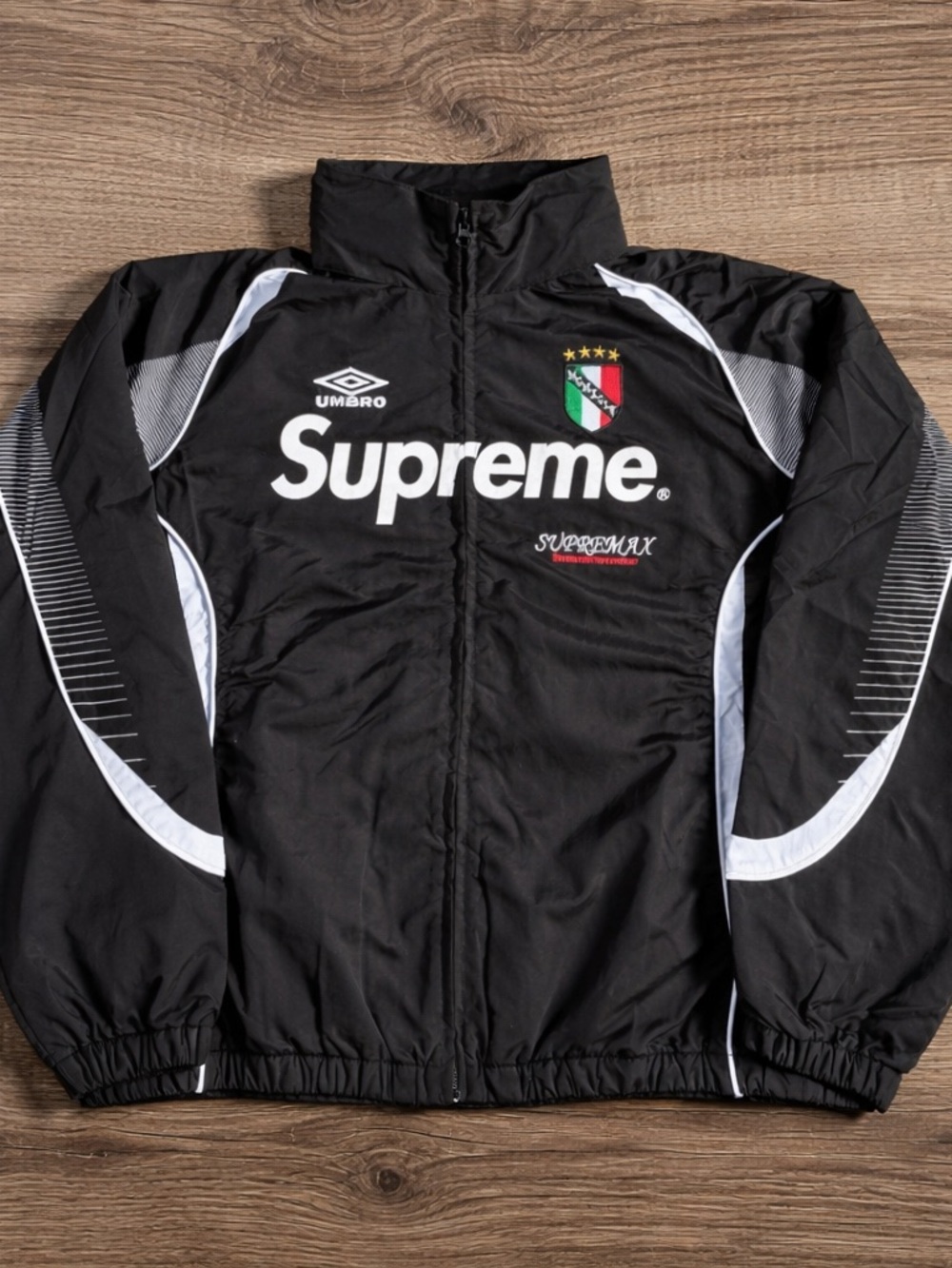 Supreme X Umbro Track Jacket Black Size M
